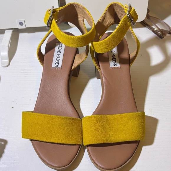 Steve Madden Shoes - Steve Madden Mustard Yellow Sandals